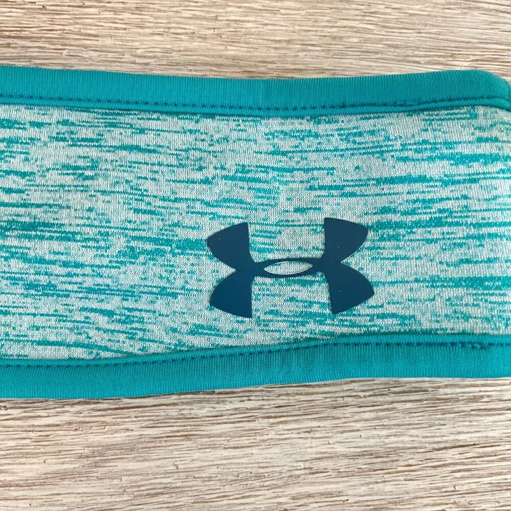 Under Armour Headband Teal Blue Green White